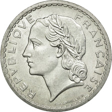 Coin, France, Lavrillier, 5 Francs, 1949, Beaumont le Roger, AU(55-58)