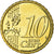REPUBLIKA IRLANDII, 10 Euro Cent, 2007, MS(65-70), Mosiądz, KM:47