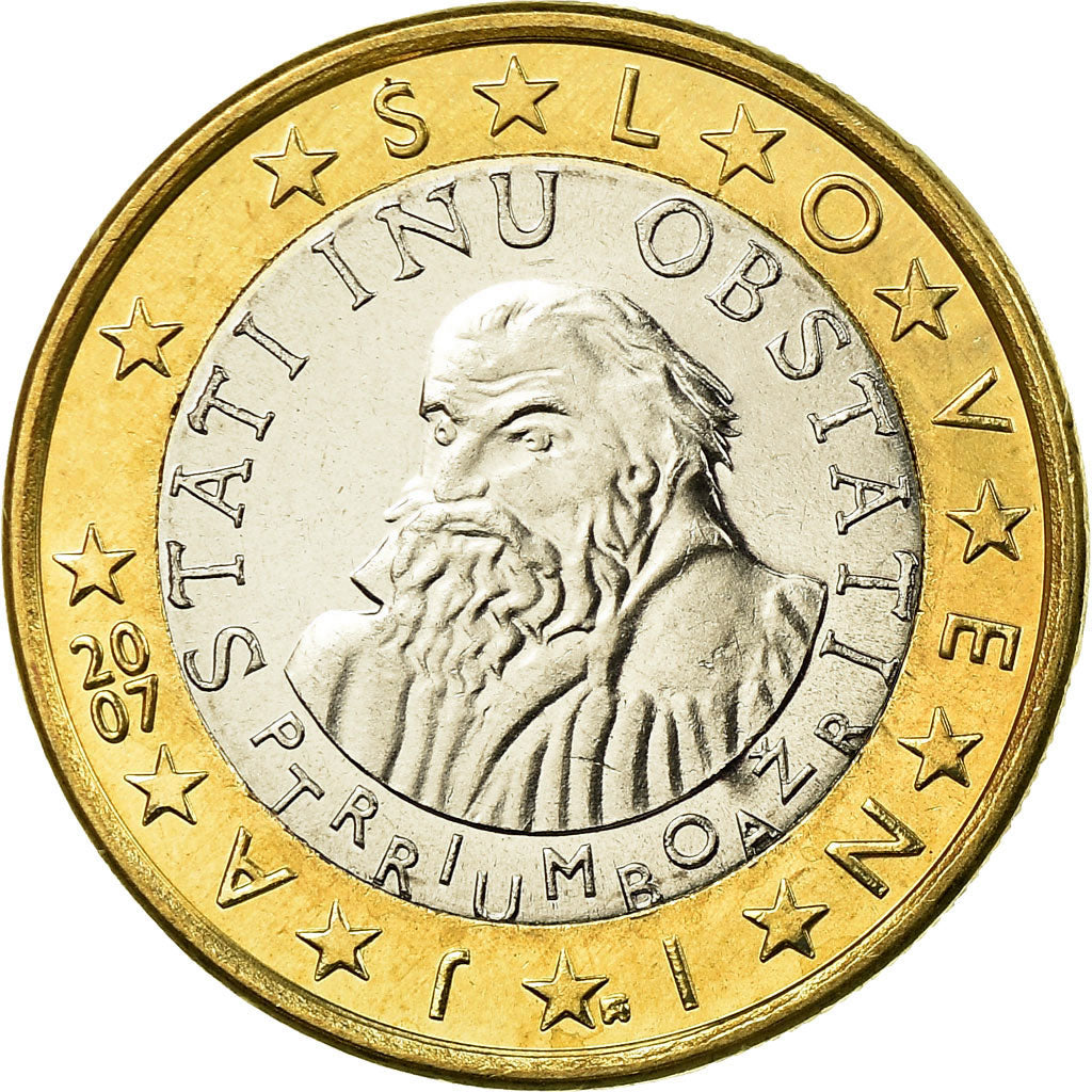 Slovenia, Euro, 2007, FDC, Bi-metallico, KM:74