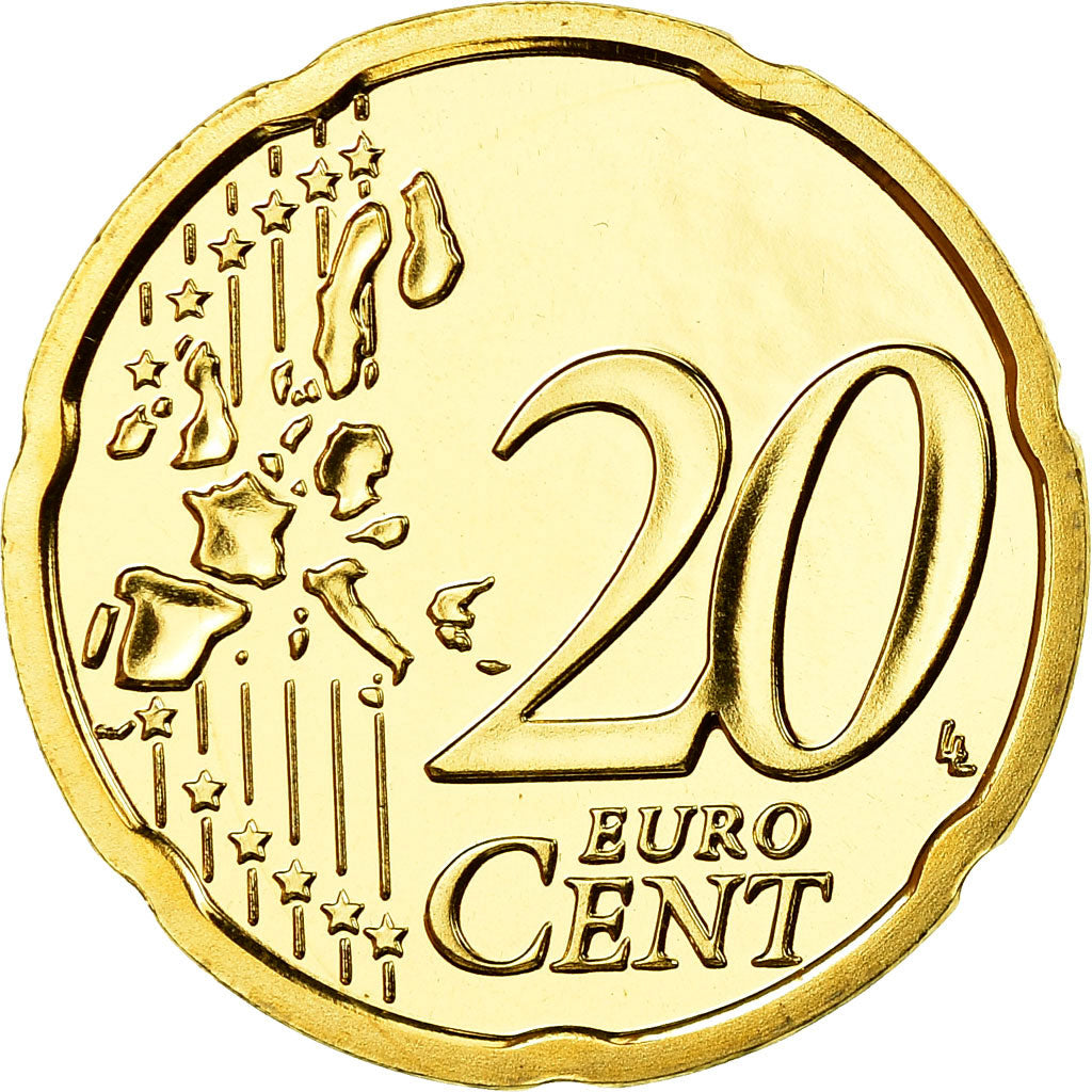 Austria, 20 Euro Cent, 2004, FDC, Latón, KM:3086