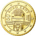 Austria, 50 Euro Cent, 2004, MS(65-70), Brass, KM:3087