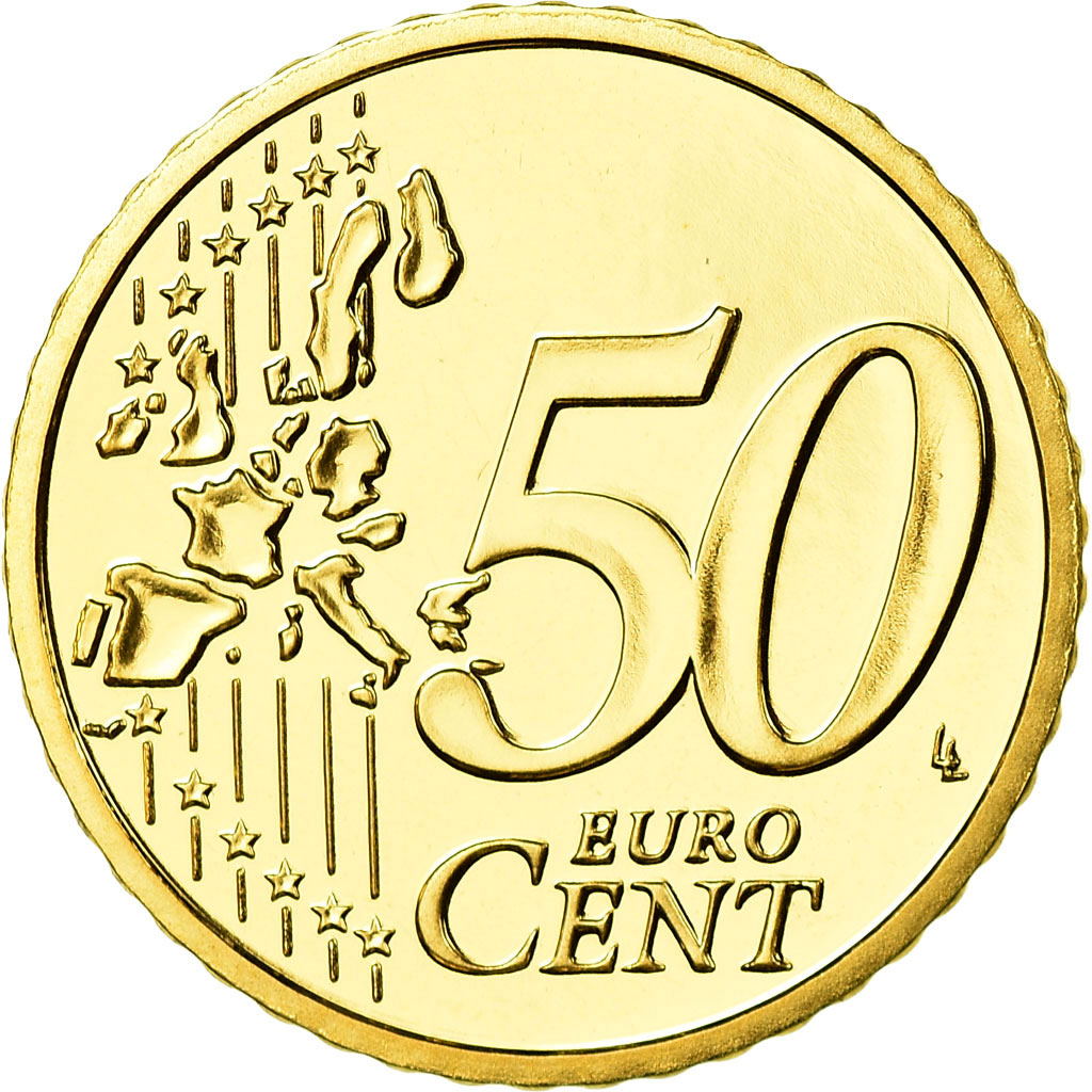 Austria, 50 Euro Cent, 2004, MS(65-70), Brass, KM:3087