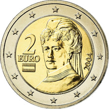 Austria, 2 Euro, 2004, MS(65-70), Bi-Metallic, KM:3089