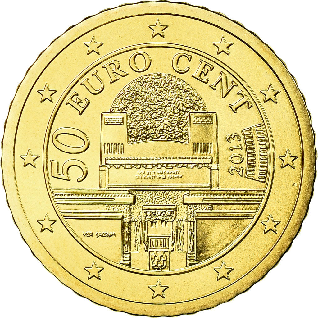 Österreich, 50 Euro Cent, 2013, STGL, Messing