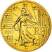 France, 50 Euro Cent, 2007, MS(65-70), Brass, KM:1412