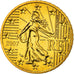 France, 50 Euro Cent, 2007, MS(65-70), Brass, KM:1412