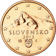 Slovakia, 5 Euro Cent, 2013, MS(65-70), Copper Plated Steel, KM:97
