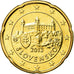 Slovakia, 20 Euro Cent, 2013, MS(65-70), Brass, KM:99