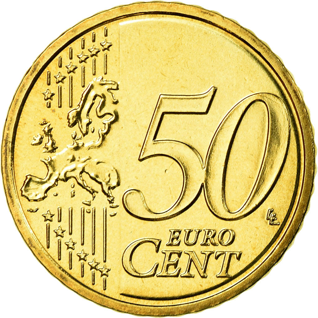Slovakia, 50 Euro Cent, 2013, MS(65-70), Brass, KM:100