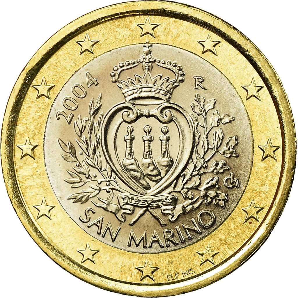 San Marino, Euro, 2004, MS(65-70), Bi-Metallic, KM:446