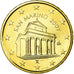 San Marino, 10 Euro Cent, 2007, MS(65-70), Brass, KM:443