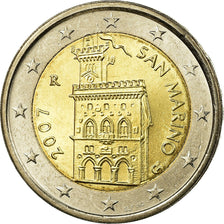 San Marino, 2 Euro, 2007, MS(65-70), Bi-Metallic, KM:447