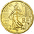 França, 20 Euro Cent, 2001, Proof, MS(65-70), Latão, KM:1286