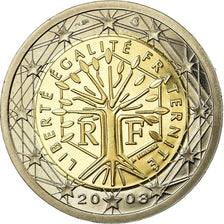France, 2 Euro, 2003, Proof, MS(65-70), Bi-Metallic, KM:1289