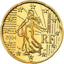 Francia, 20 Euro Cent, 2004, Proof, FDC, Ottone, KM:1286