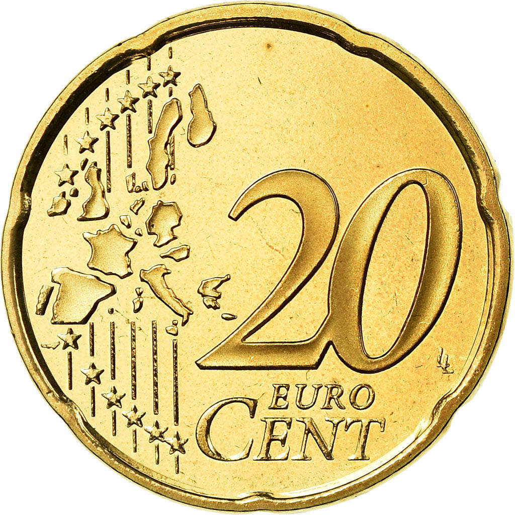 Francia, 20 Euro Cent, 2004, Proof, FDC, Ottone, KM:1286