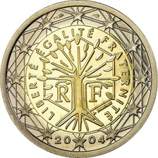 France, 2 Euro, 2004, Proof, MS(65-70), Bi-Metallic, KM:1289