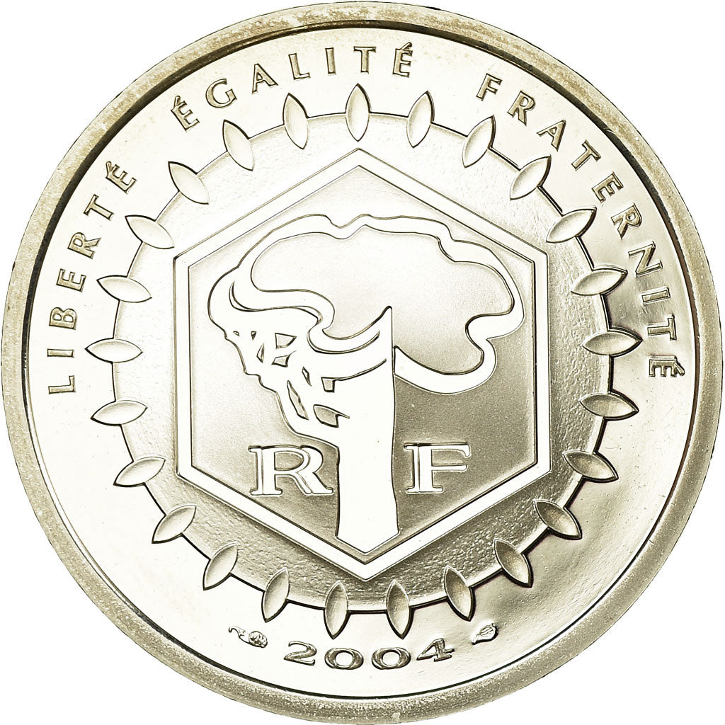 France, 5 Euro, 2004, Proof, MS(65-70), Silver, KM:2010