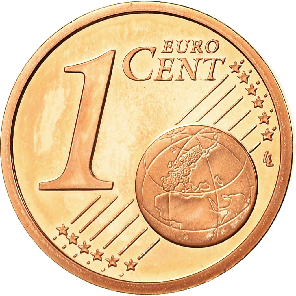 França, Euro Cent, 2005, Proof, MS(65-70), Aço Cromado a Cobre, KM:1282