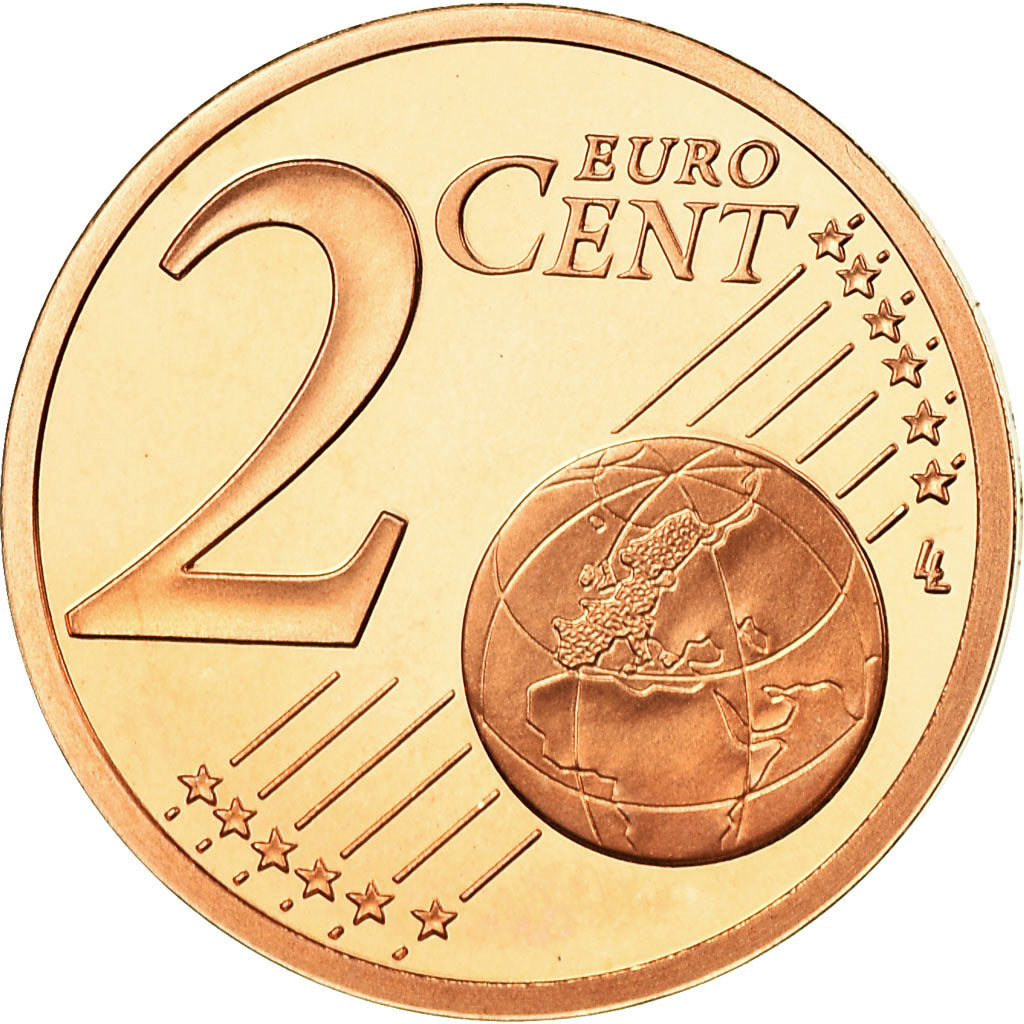 France, 2 Euro Cent, 2005, Proof, MS(65-70), Copper Plated Steel, KM:1283