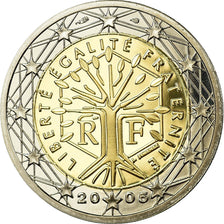 France, 2 Euro, 2005, Proof, MS(65-70), Bi-Metallic, KM:1289