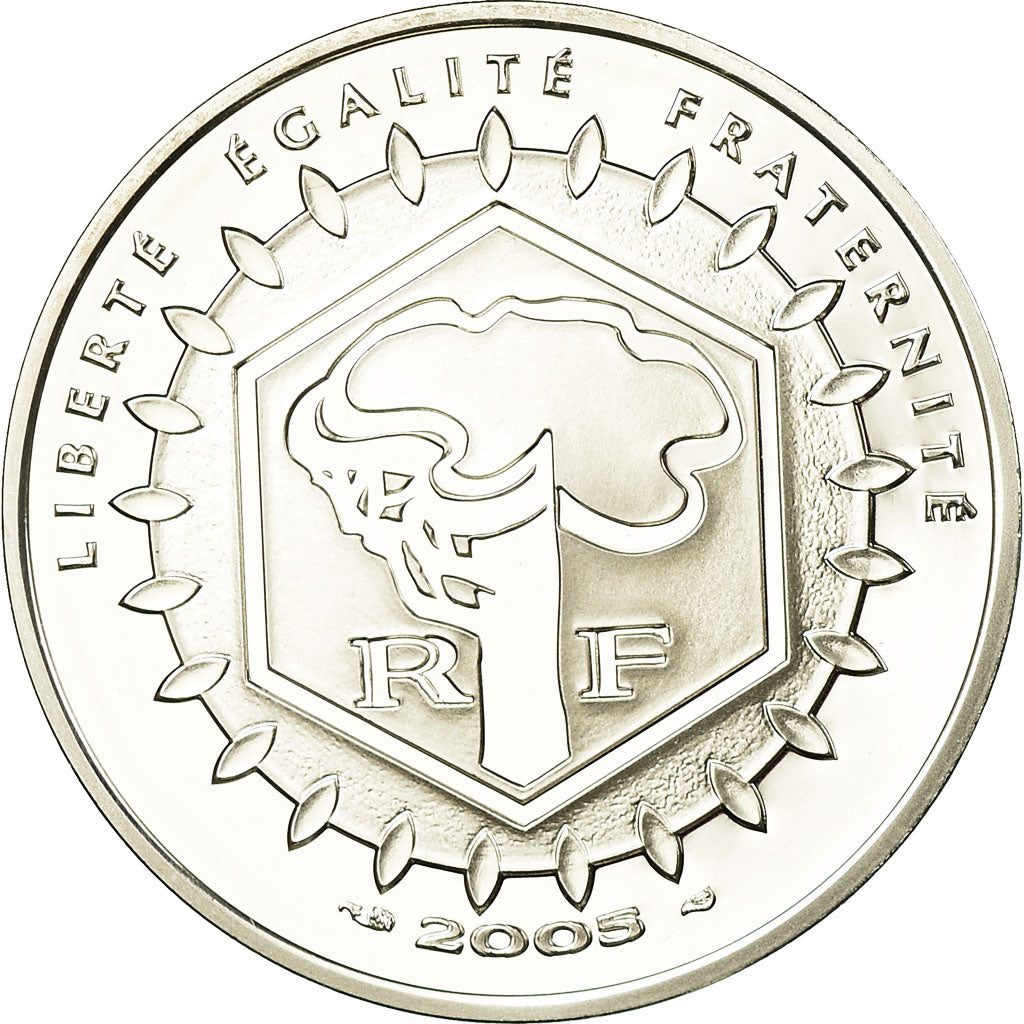 France, 5 Euro, 2005, Proof, MS(65-70), Silver, KM:2010