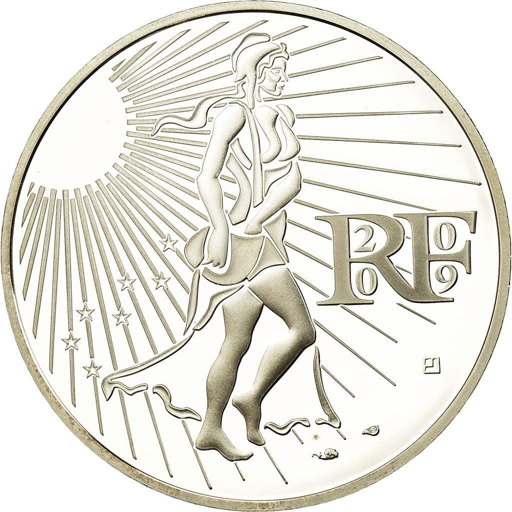 France, 15 Euro, 2009, Proof, FDC, Argent, KM:1535