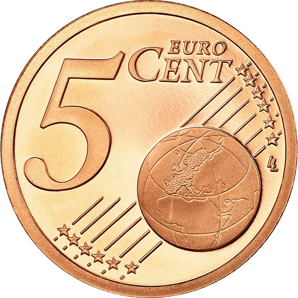 France, 5 Euro Cent, 2013, Proof, MS(65-70), Copper Plated Steel, KM:1284