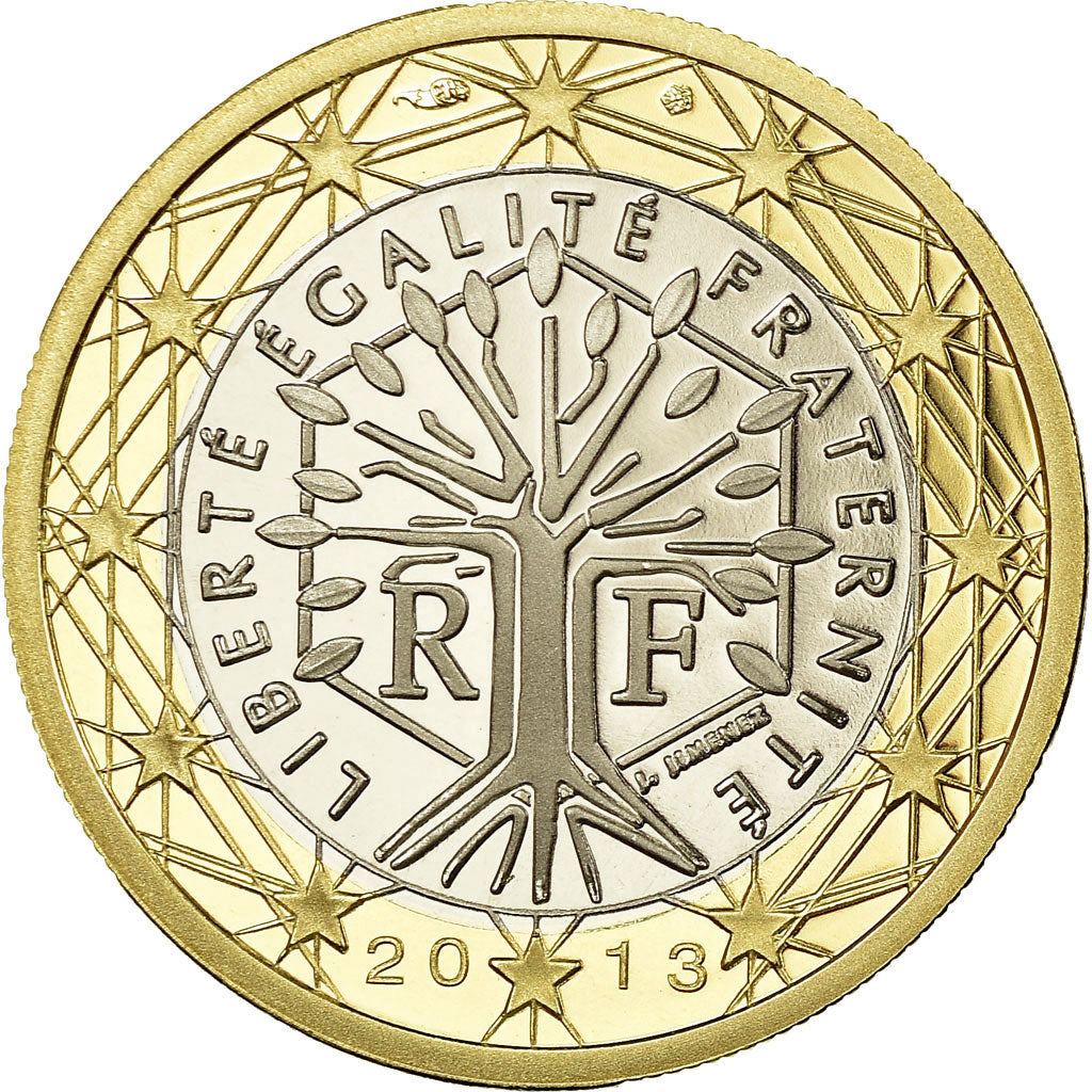 France, Euro, 2013, Proof, MS(65-70), Bi-Metallic, KM:1413