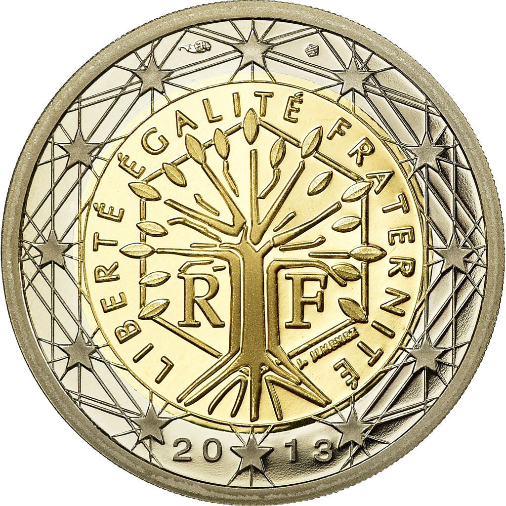 France, 2 Euro, 2013, Proof, MS(65-70), Bi-Metallic, KM:1414