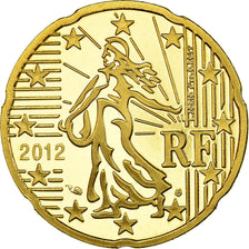 Francia, 20 Euro Cent, 2012, Proof, FDC, Ottone, KM:1411