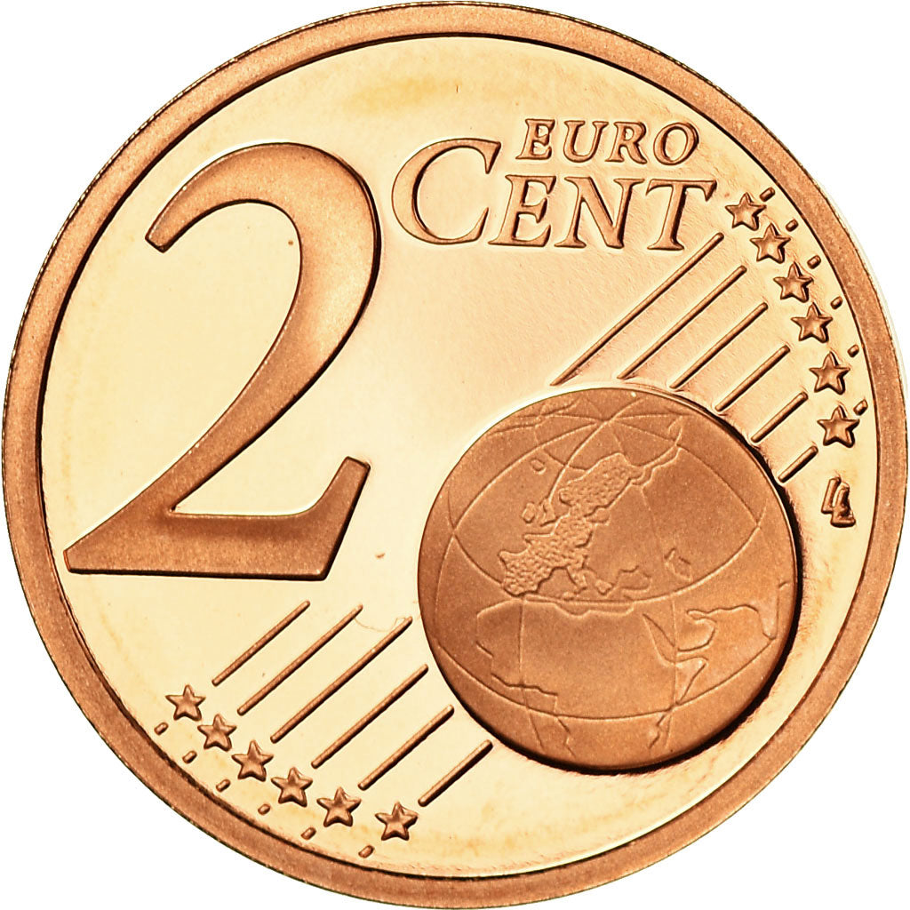 France, 2 Euro Cent, 2011, Proof, MS(65-70), Copper Plated Steel, KM:1283