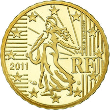 Francia, 10 Euro Cent, 2011, Proof, FDC, Ottone, KM:1410