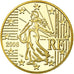 France, 50 Euro Cent, 2008, Proof, MS(65-70), Brass, KM:1412
