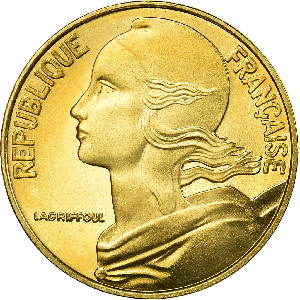 Munten, Frankrijk, Marianne, 20 Centimes, 2001, Paris, Proof, FDC