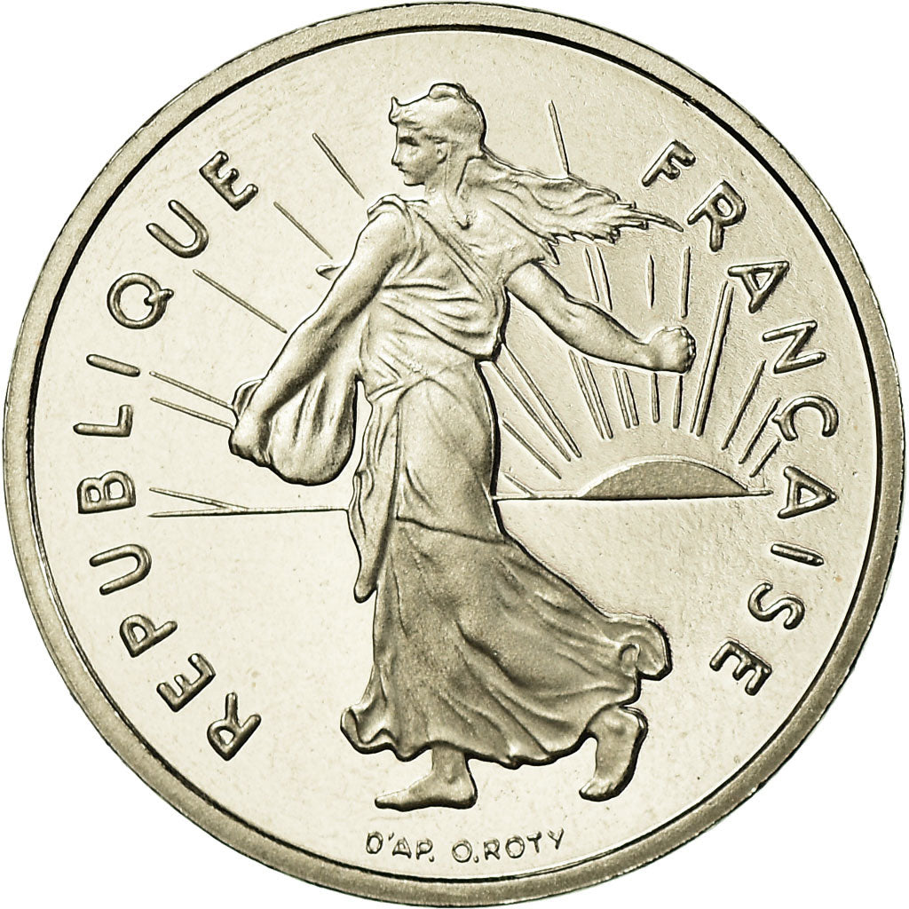 Coin, France, Semeuse, 1/2 Franc, 2001, Paris, Proof, MS(65-70), Nickel