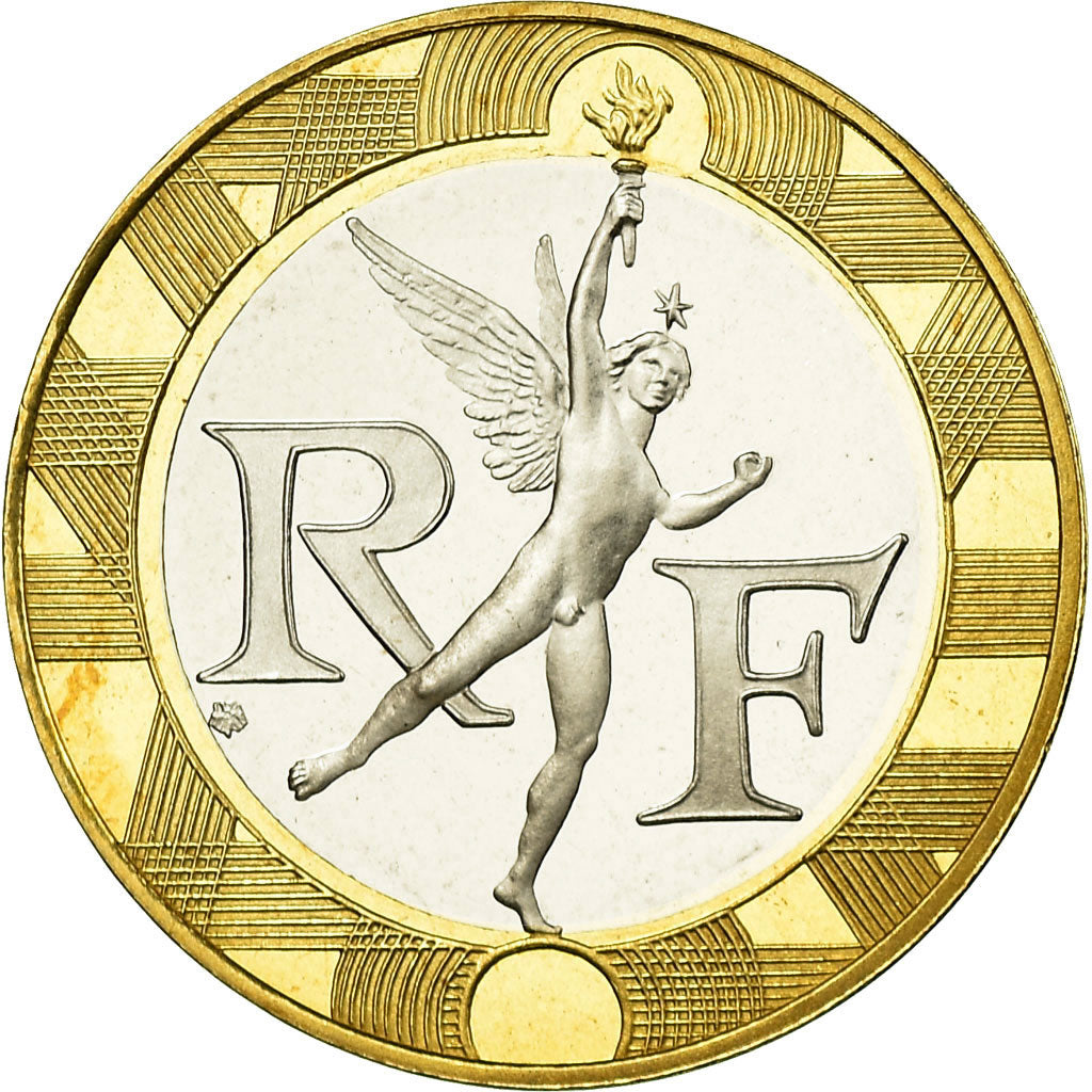 Coin, France, Génie, 10 Francs, 2001, Paris, Proof, MS(65-70), Aluminum-Bronze