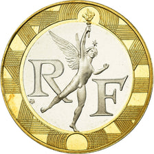 Coin, France, Génie, 10 Francs, 2001, Paris, Proof, MS(65-70), Aluminum-Bronze