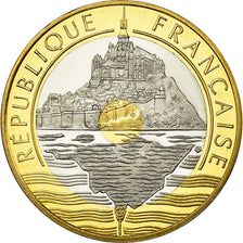 Monnaie, France, Mont Saint Michel, 20 Francs, 2001, Paris, Proof, FDC