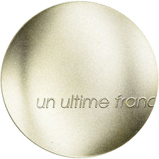 Coin, France, Un Ultime Franc Starck, Franc, 2001, Paris, MS(65-70), Silver