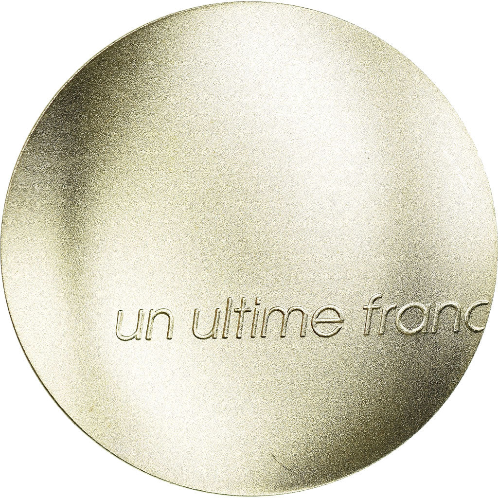 Coin, France, Un Ultime Franc Starck, Franc, 2001, Paris, MS(65-70), Silver