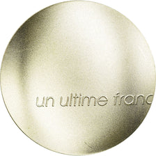 Coin, France, Un Ultime Franc Starck, Franc, 2001, Paris, MS(65-70), Silver