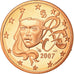 France, 2 Euro Cent, 2007, Proof, MS(65-70), Copper Plated Steel, KM:1283