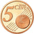 Francja, 5 Euro Cent, 2007, Paris, Proof, MS(65-70), Miedź platerowana stalą