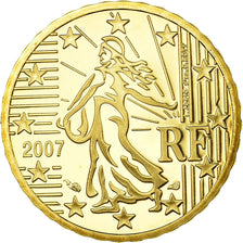 Francia, 10 Euro Cent, 2007, Proof, FDC, Ottone, KM:1410
