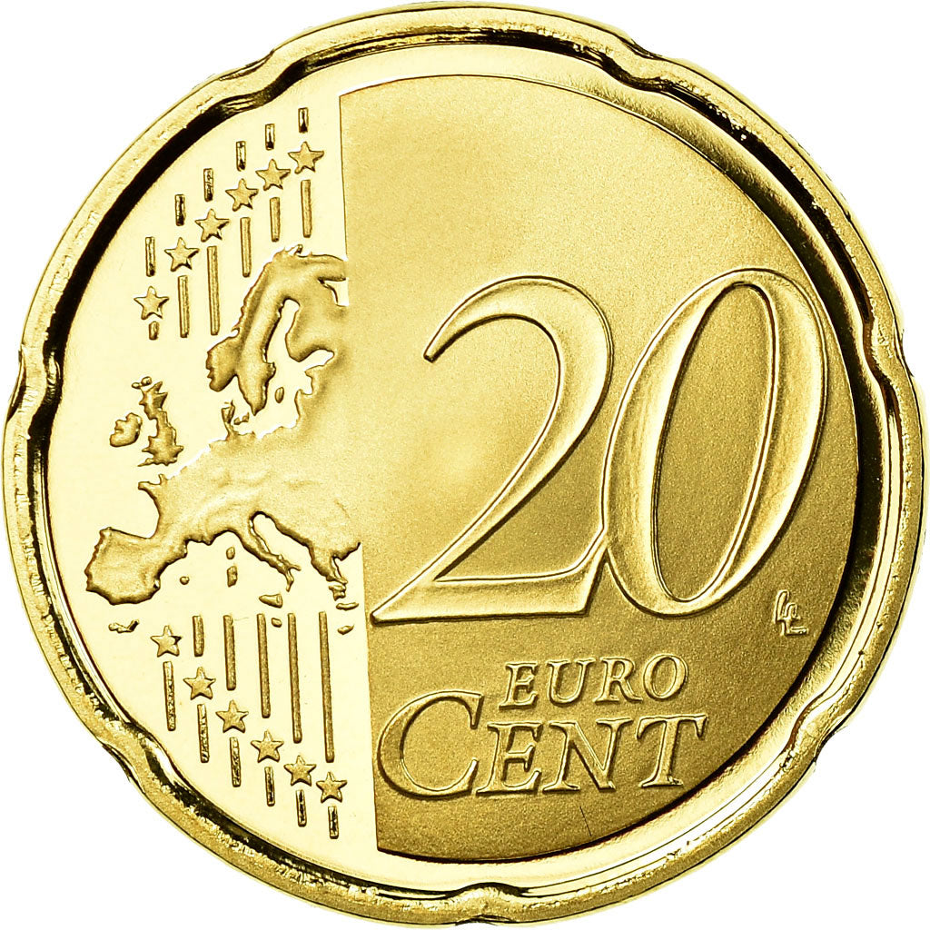 Francia, 20 Euro Cent, 2007, Proof, FDC, Ottone, KM:1411