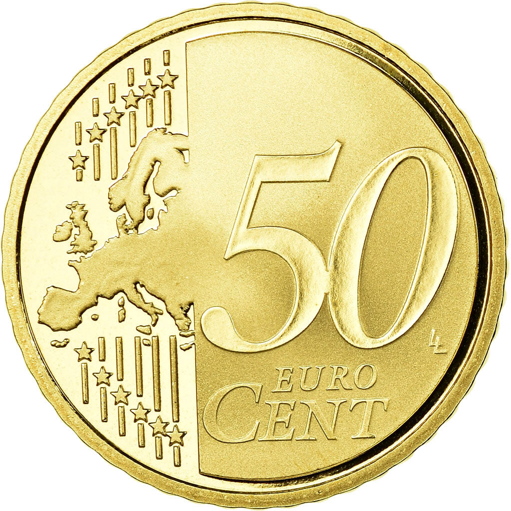 France, 50 Euro Cent, 2007, Proof, MS(65-70), Brass, KM:1412