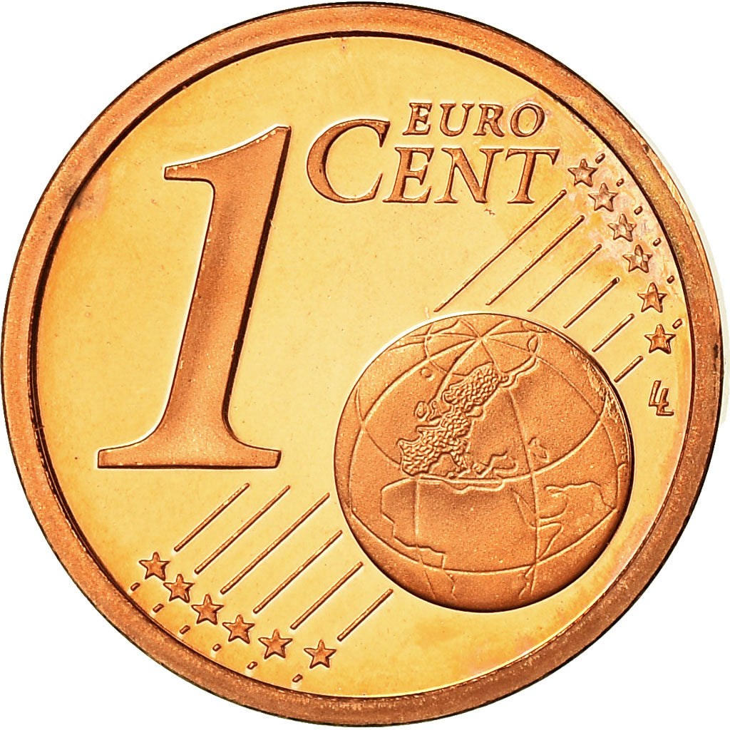 France, Euro Cent, 2002, Proof, MS(65-70), Copper Plated Steel, KM:1282