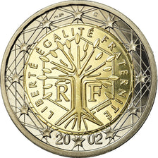 France, 2 Euro, 2002, Proof, MS(65-70), Bi-Metallic, KM:1289