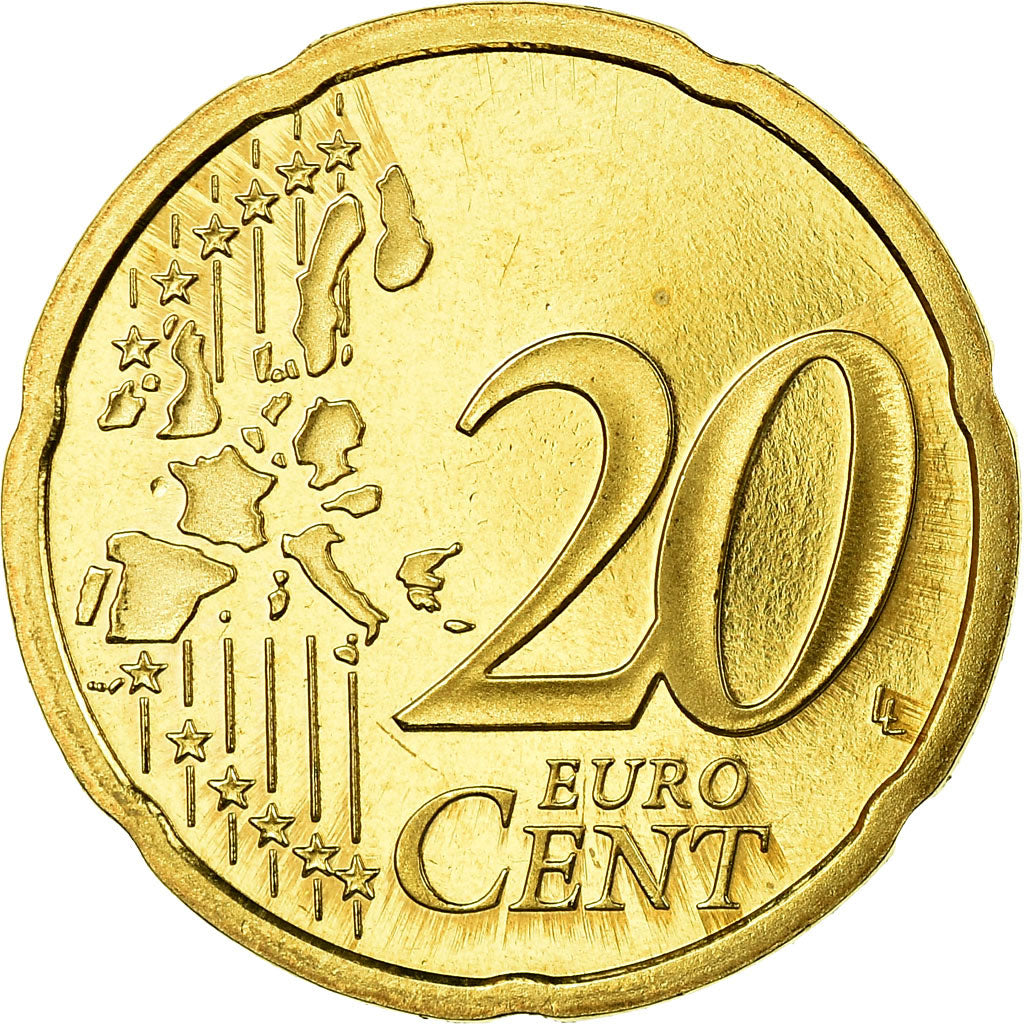 Frankrijk, 20 Euro Cent, 2003, Proof, FDC, Tin, KM:1286
